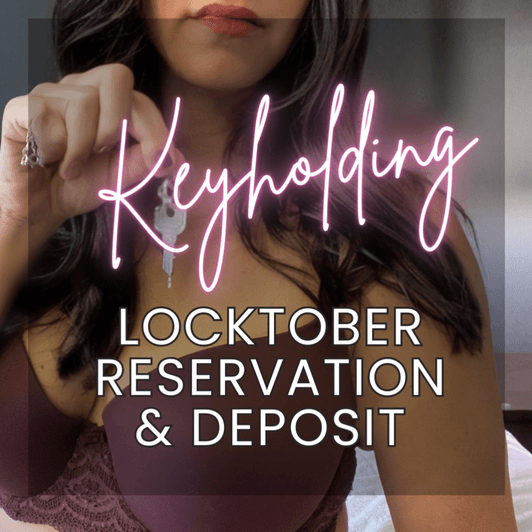 Locktober RESERVATION Get Your Spot Before I BOOK UP