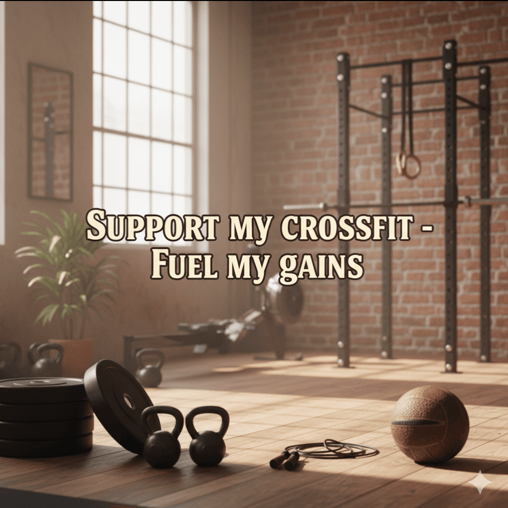 Support my Crossfit fuel my gains