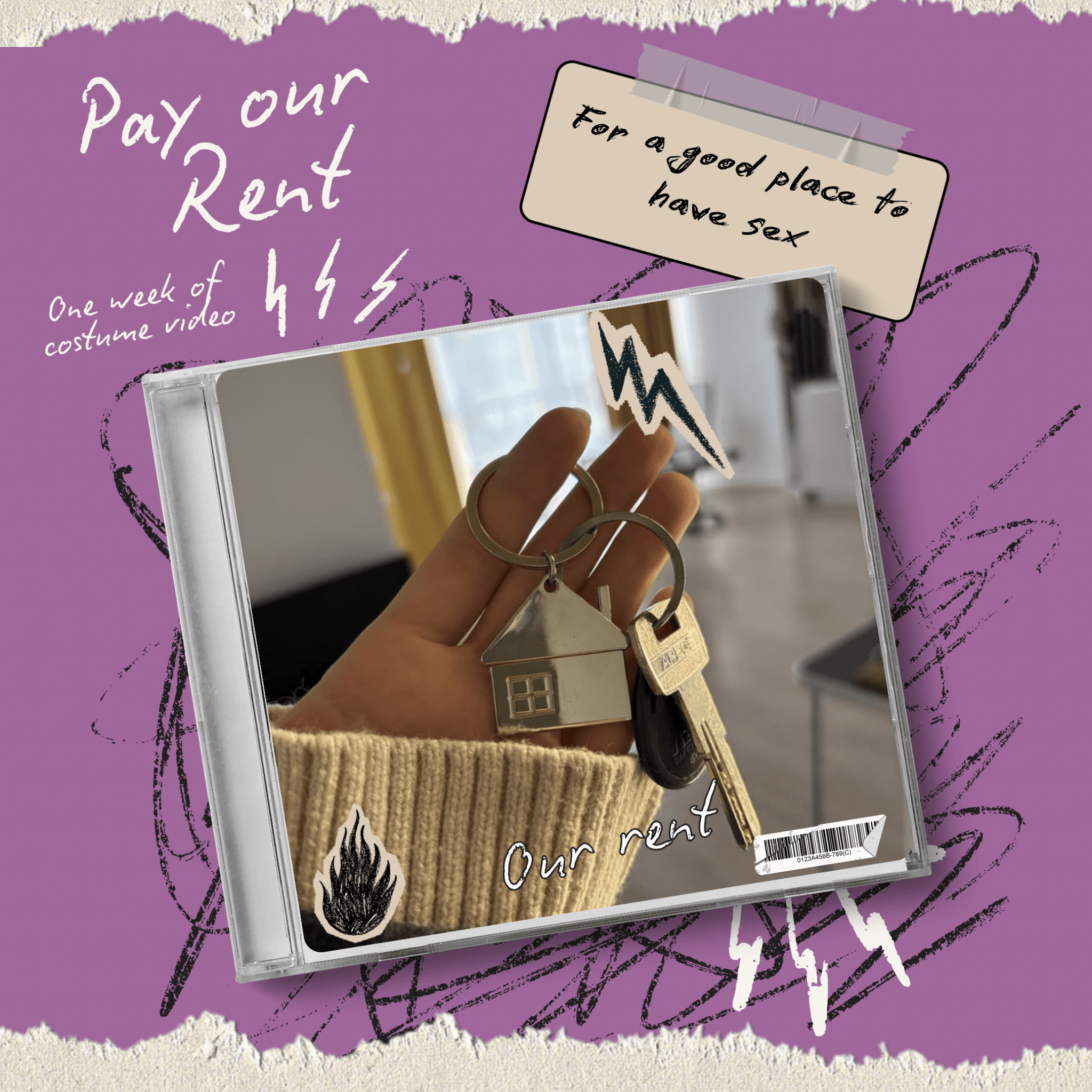 Pay our rent and receive a week of costume content :3