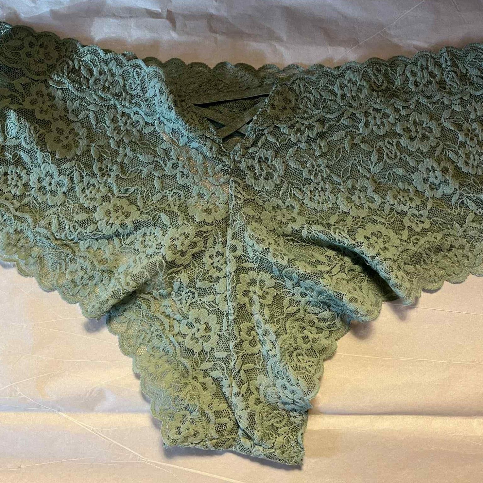 Lacy Green Panties