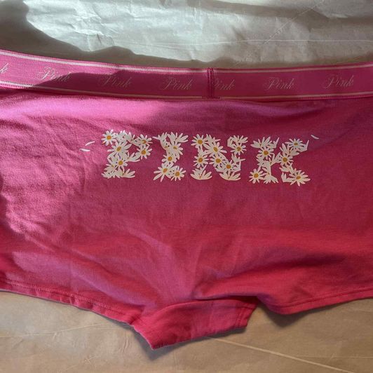 PINK Daisy Print Boy Shorts