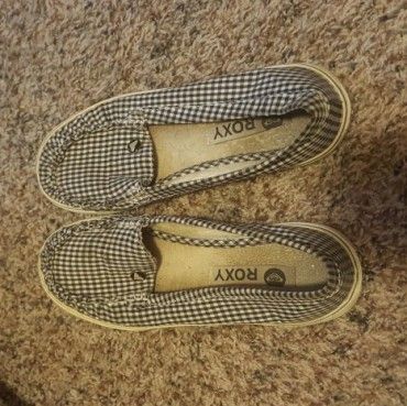Roxy flat loafers dirty