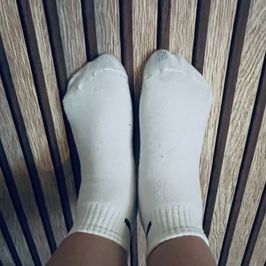 Chaussettes portées et odorantes