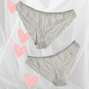 White lace panty