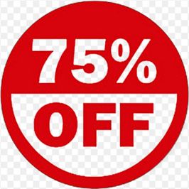 75 Percent off My Whole Manyvids 4 ever!