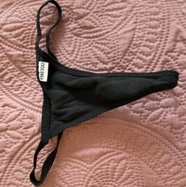 Black Cotton GString