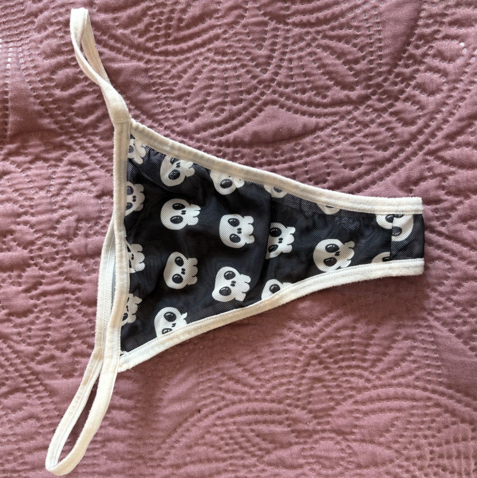 Mesh Skull Thong