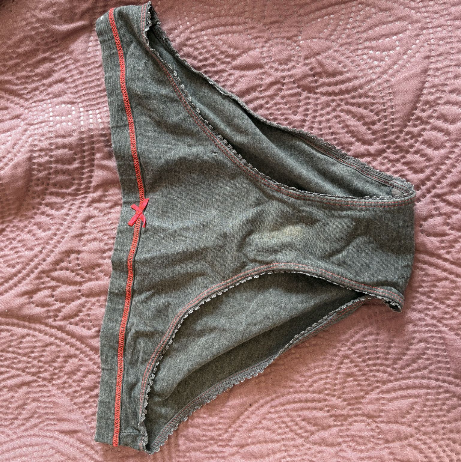 Gray Cotton Bikini