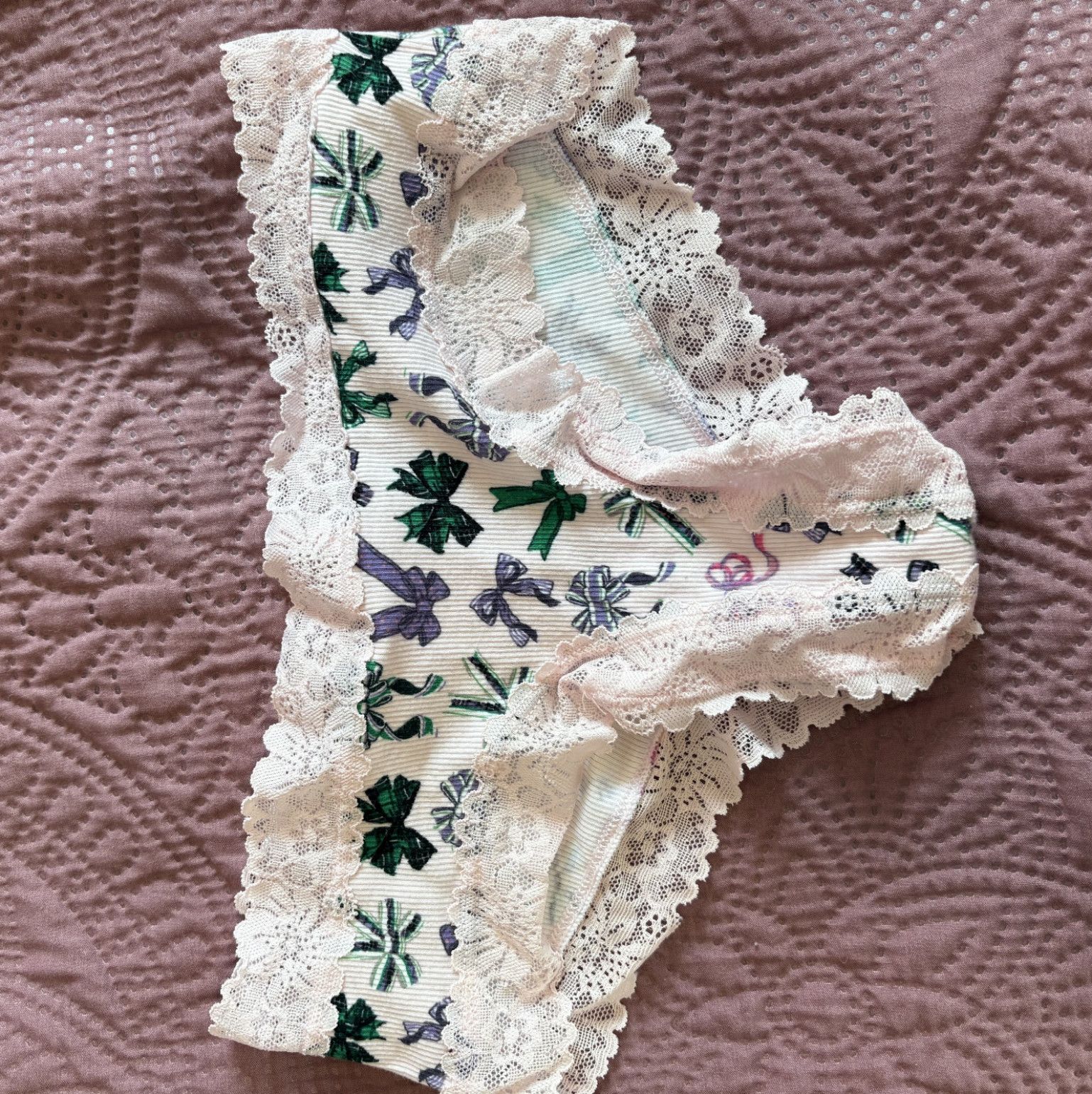 Lace Bow Boyshort