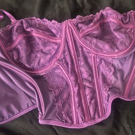 Purple Lace Corset Size Medium