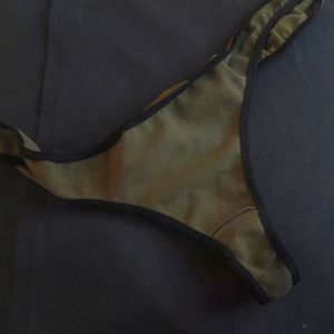 MILITARY GREEN THONG