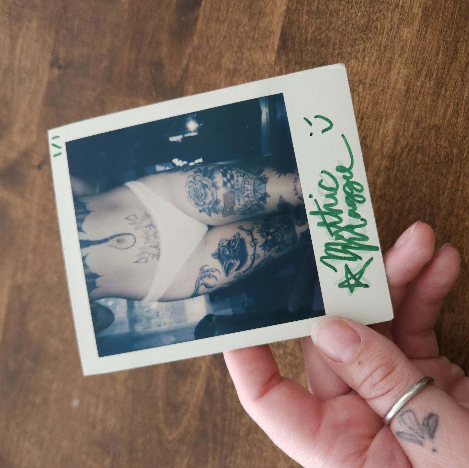 White Panty Polaroid 1 of 1