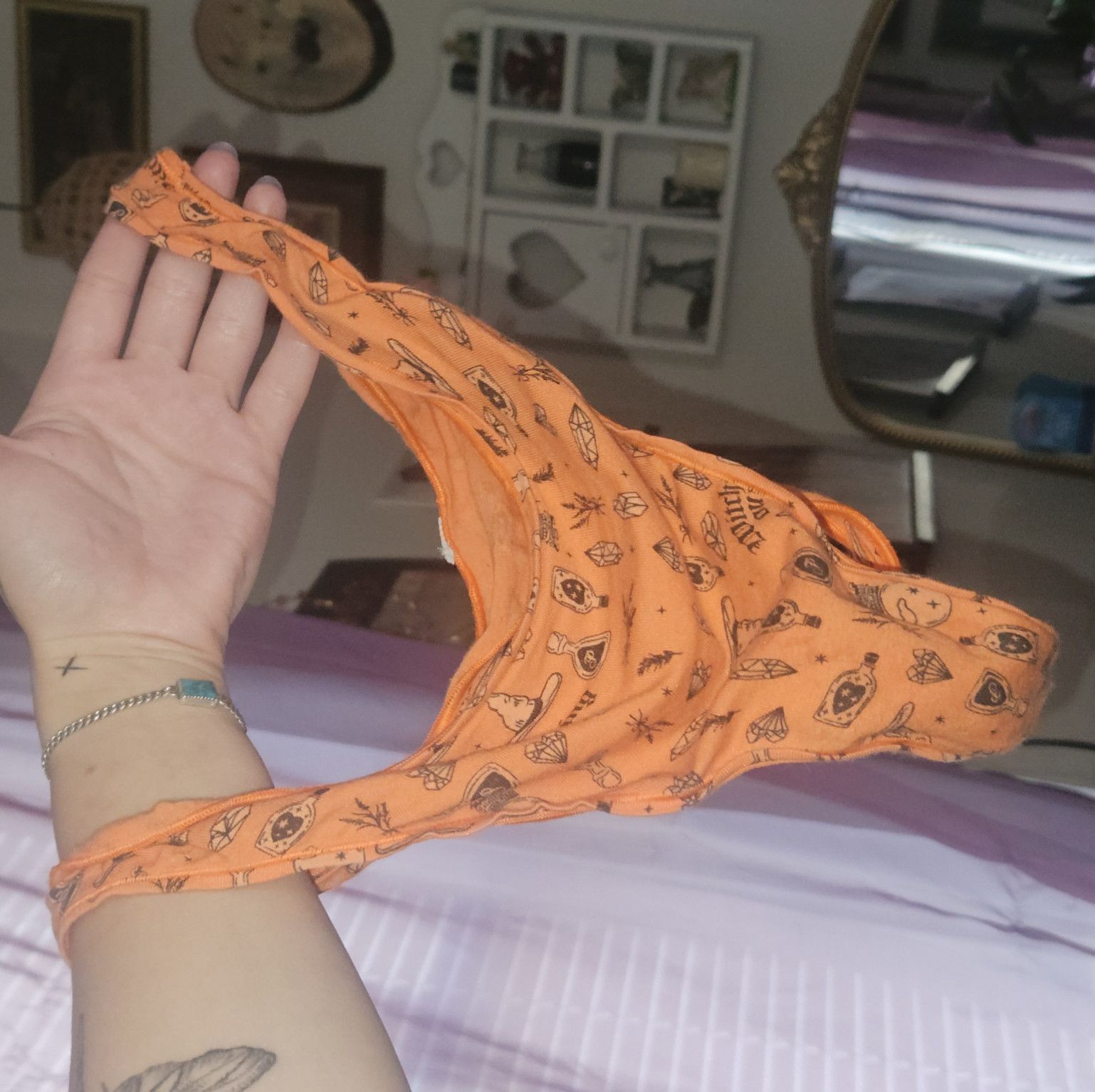 Worn Halloween Thong