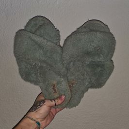 Mint Green Slippers