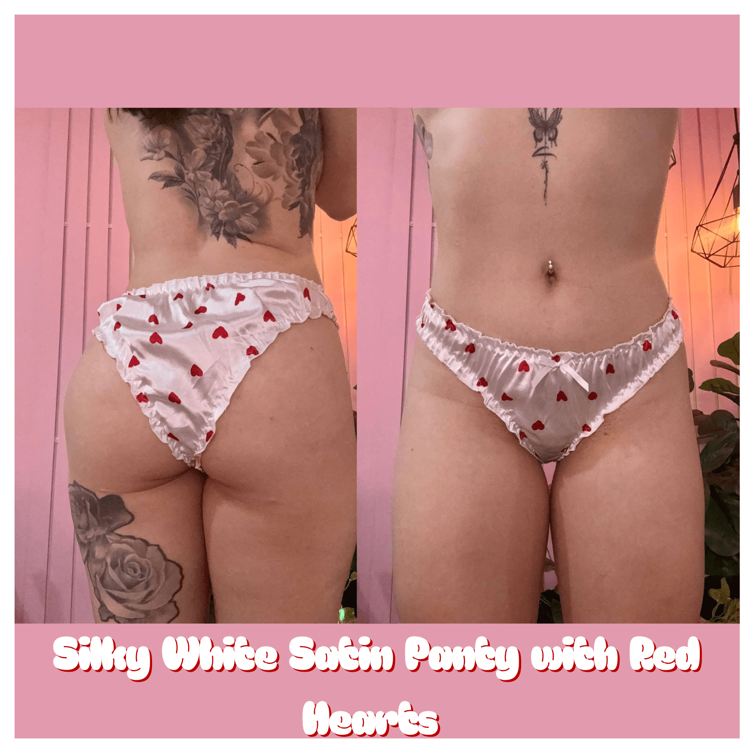My sweet silky heart panties