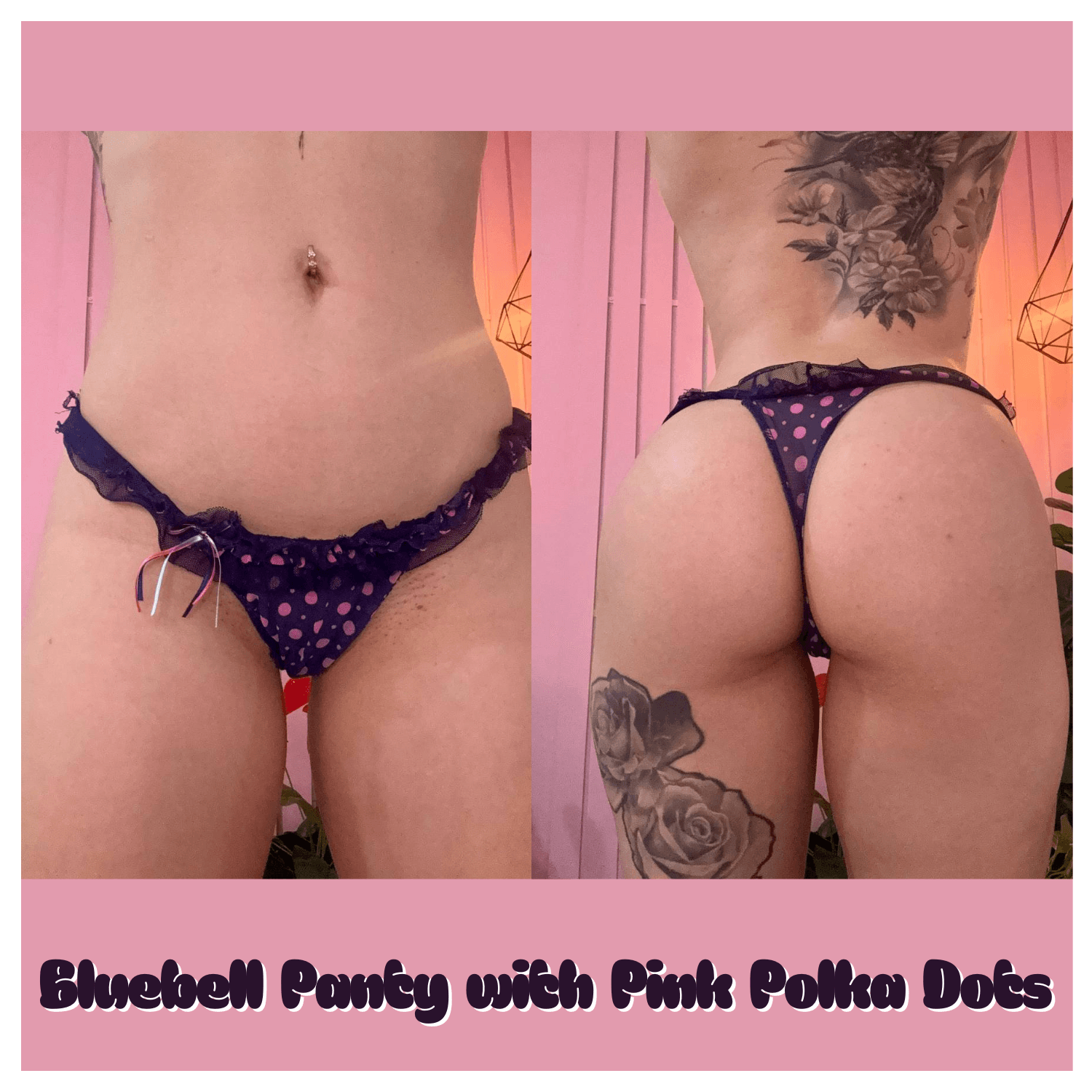my super cute polka dot panties worn for u
