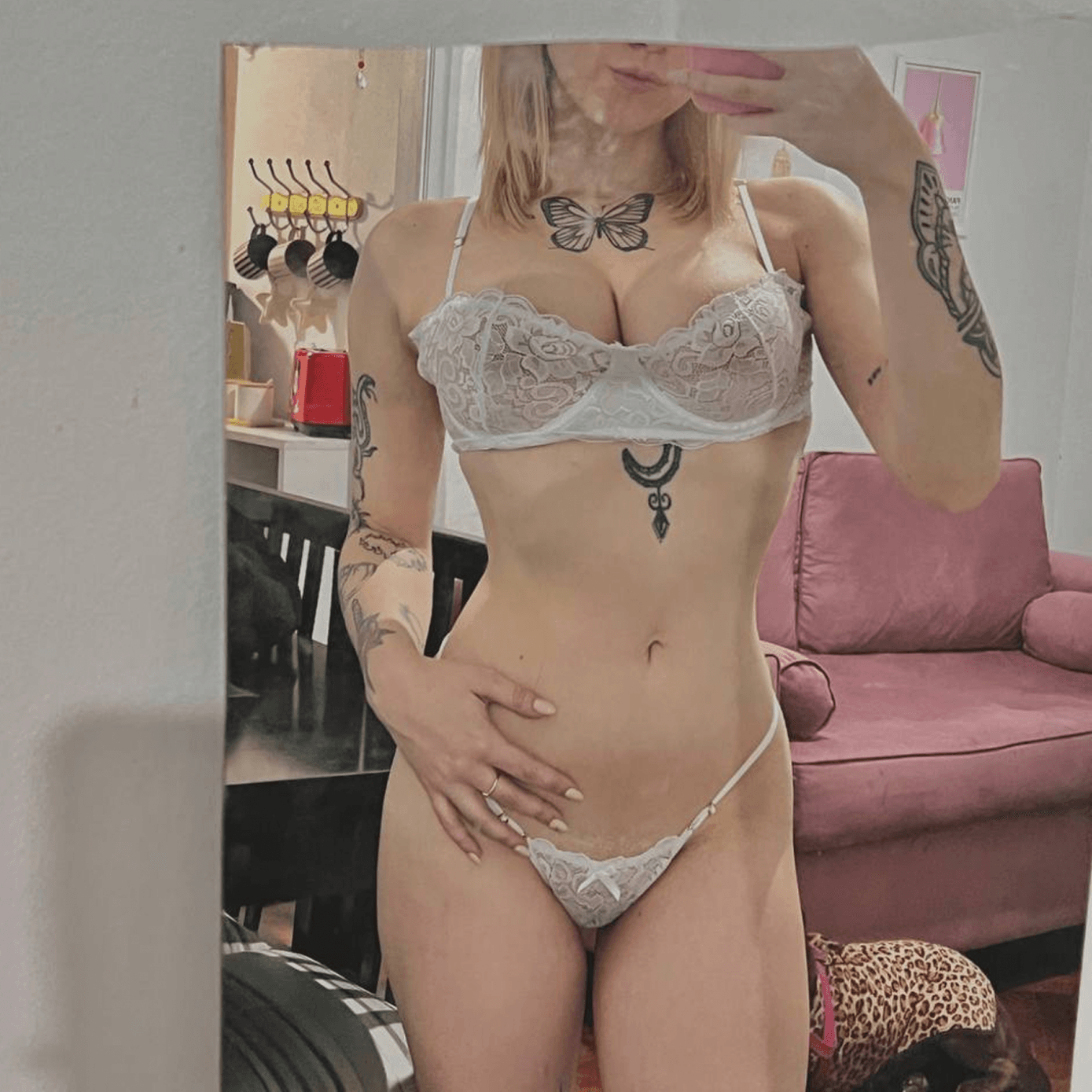 CustomVIDEO and WHITE LINGERIE