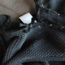 Mailed Worn VERY OLD Black Panties With Bow