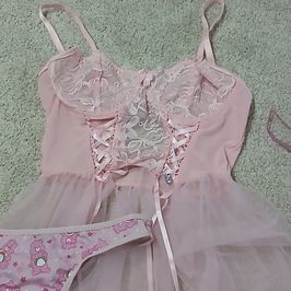 Mailed Pink Care Bears Set With Panties 2 Try On Haul Videos