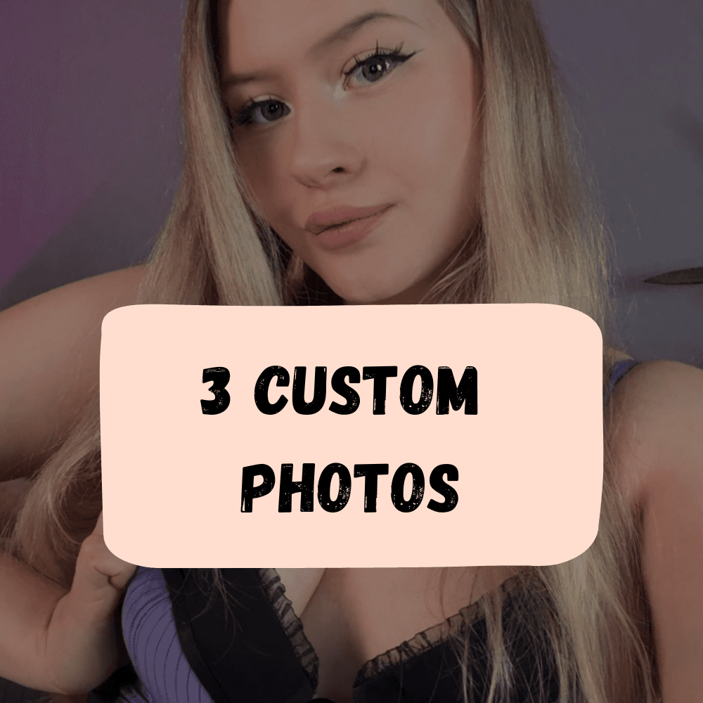 3 custom photos