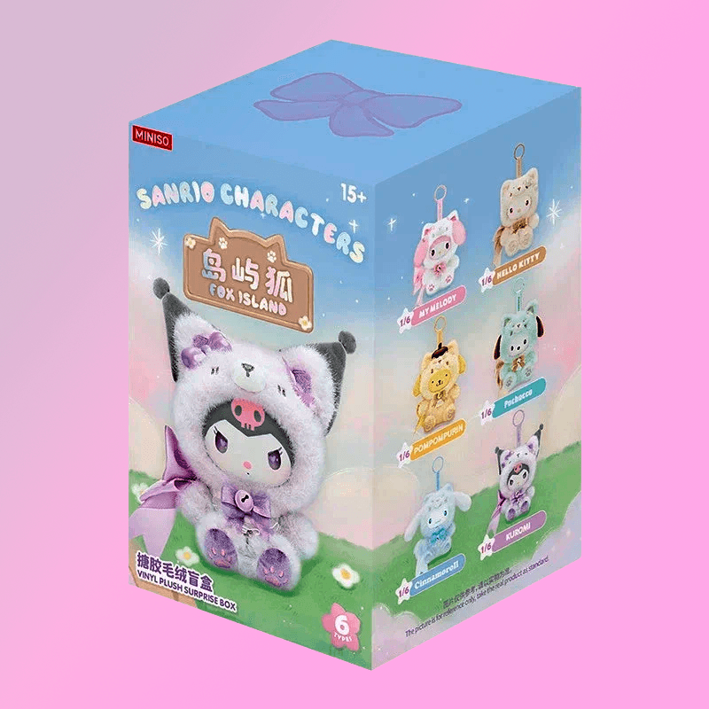 Original MINISO Sanrio Characters Fox Island Vinyl Plush