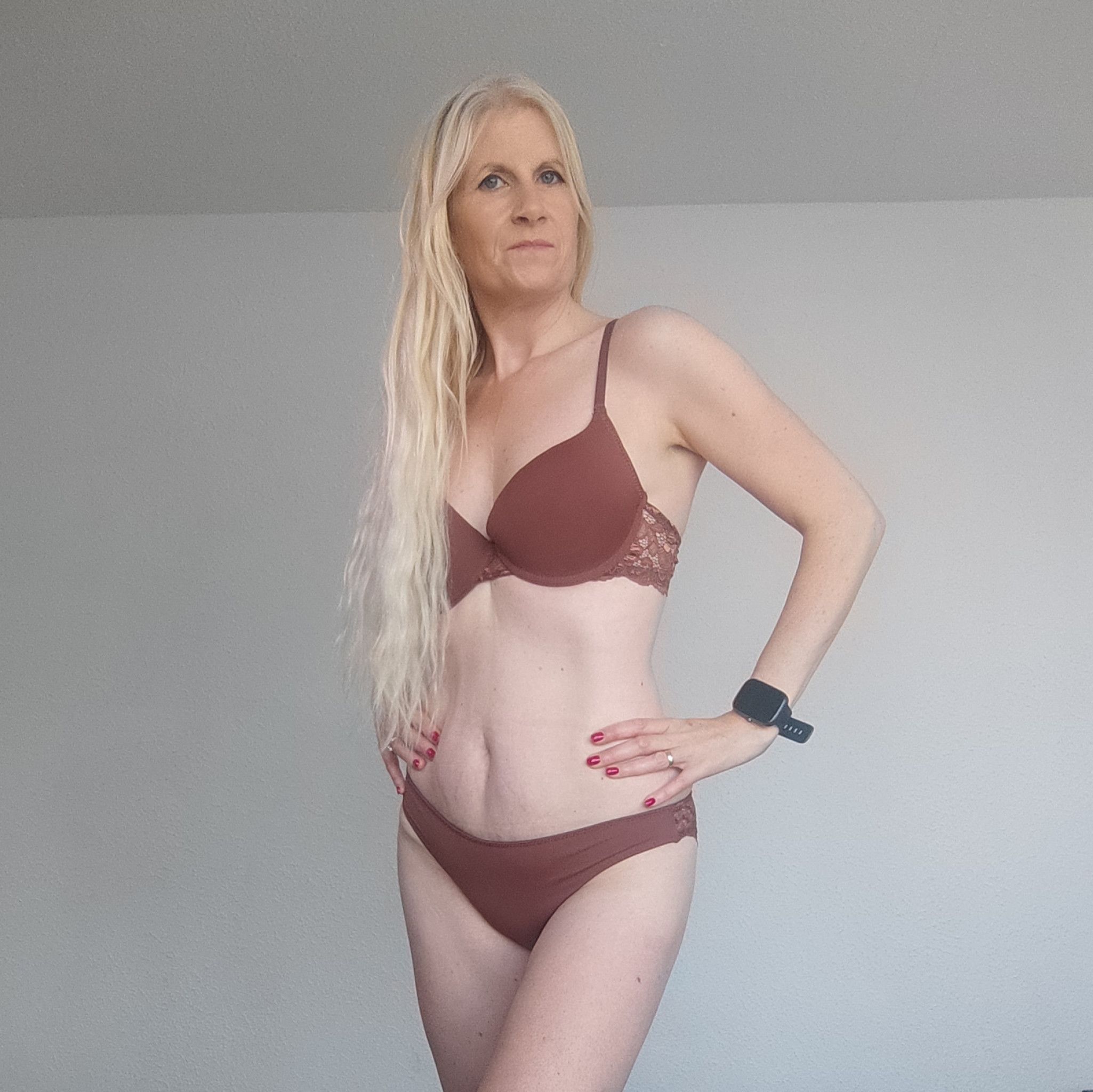 Brown Bra and Panties set