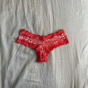 Victoria Secret Lace Cheeky Thong
