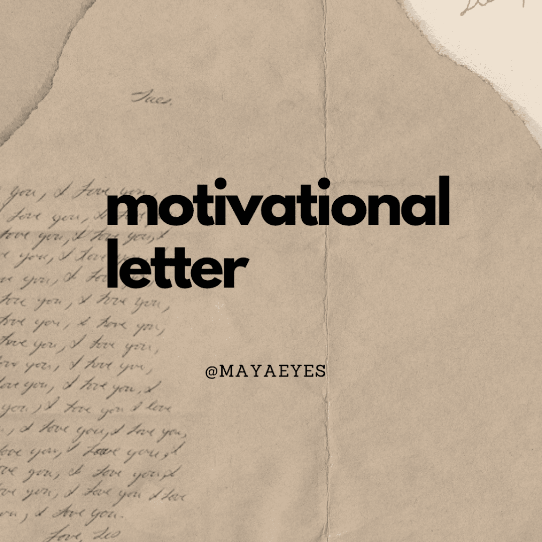 Motivational letter