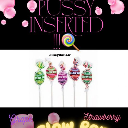 Pussy inserted pops cherry  available as well