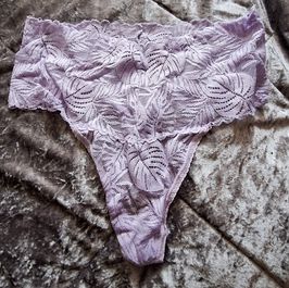 Lavender Lace Thong