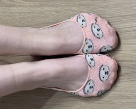 Pink pinkies with sloths