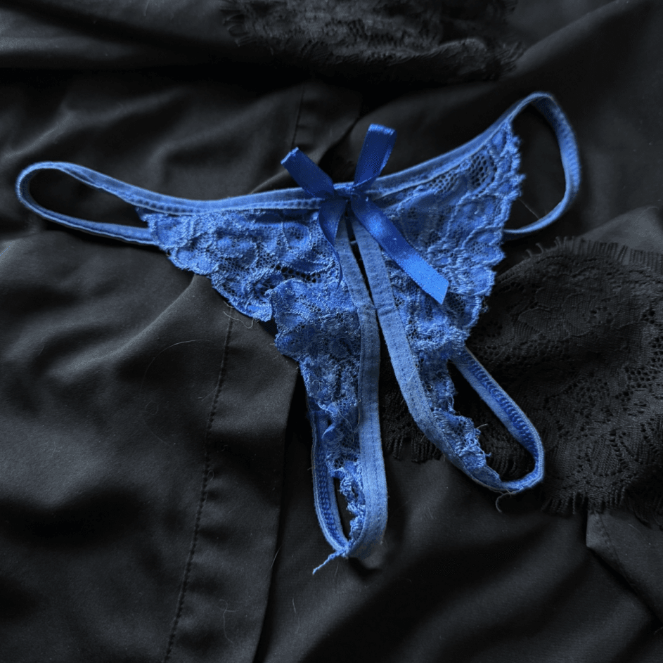 Blue extra panties