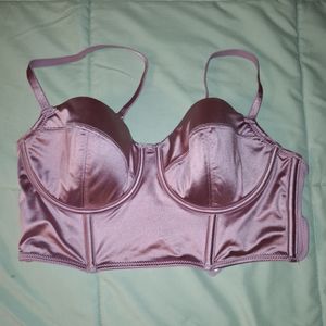 Satin Corset Bra