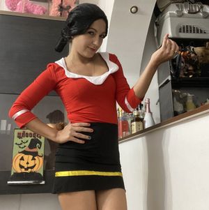 Olive oil costume
