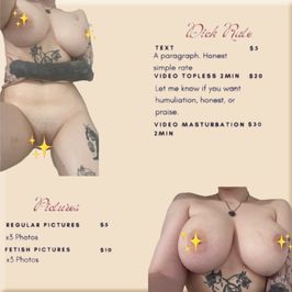 My sexy menu