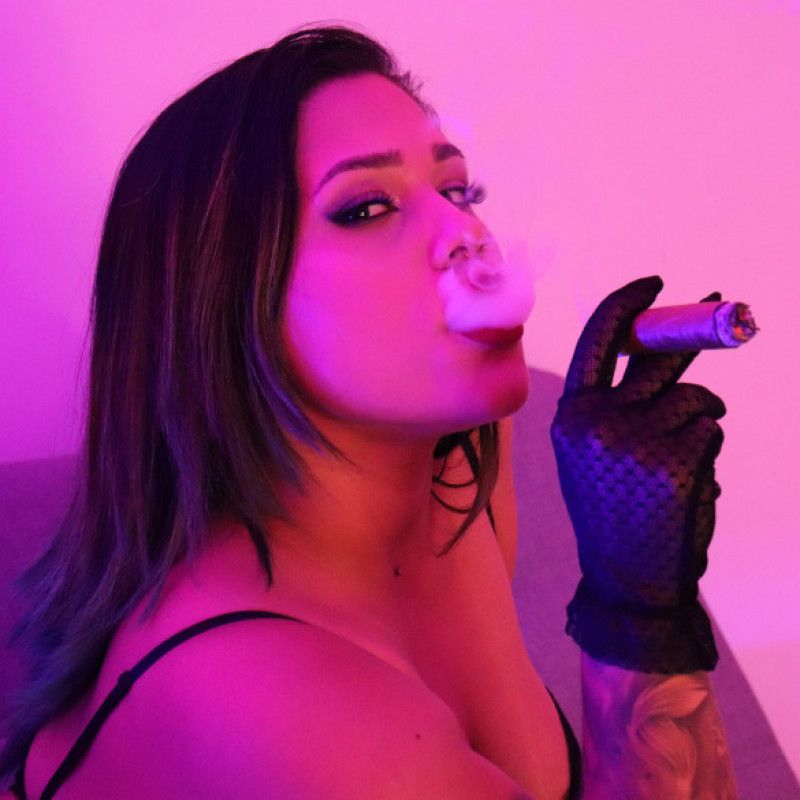 Smoking a cigar photoset!