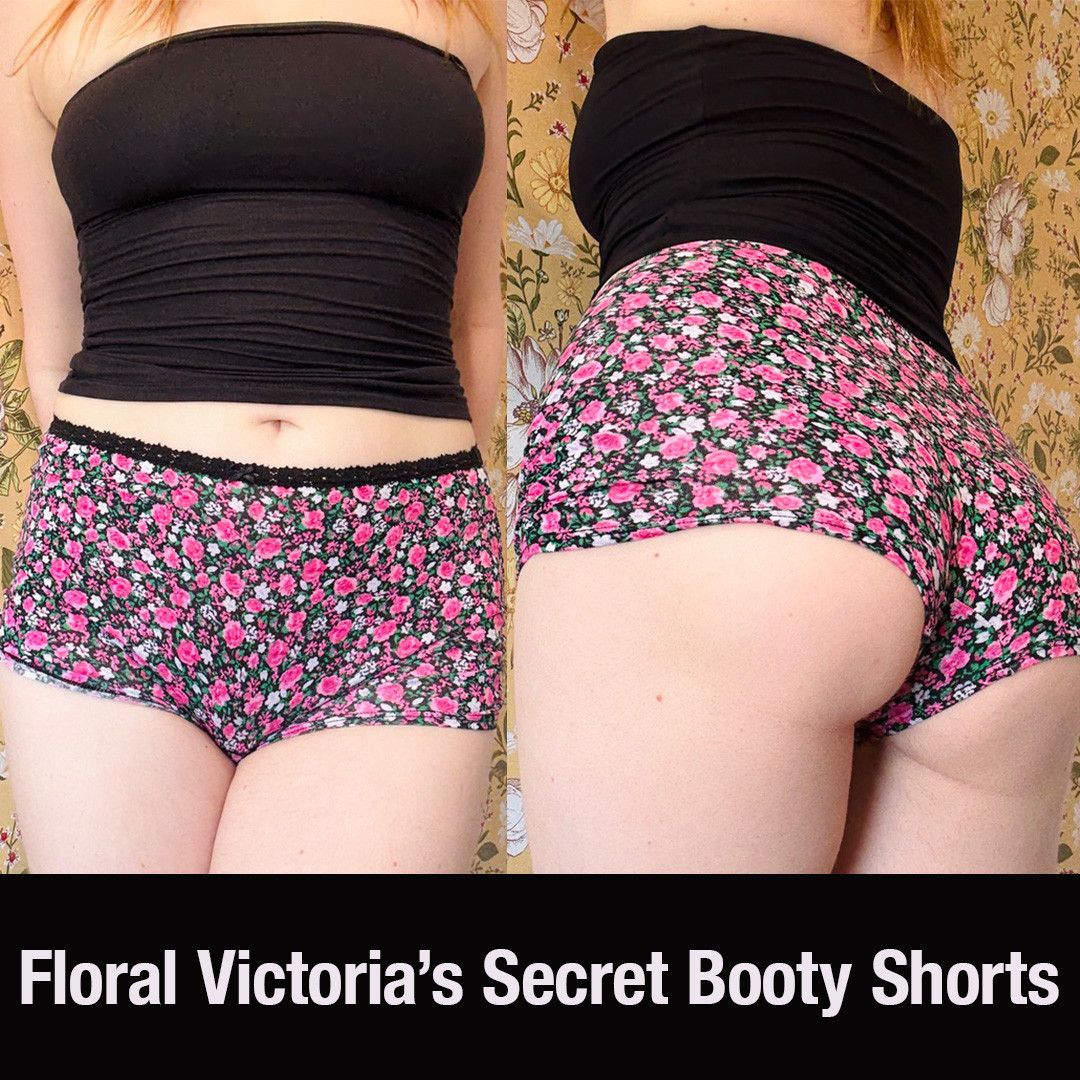 Floral VS Booty Shorts