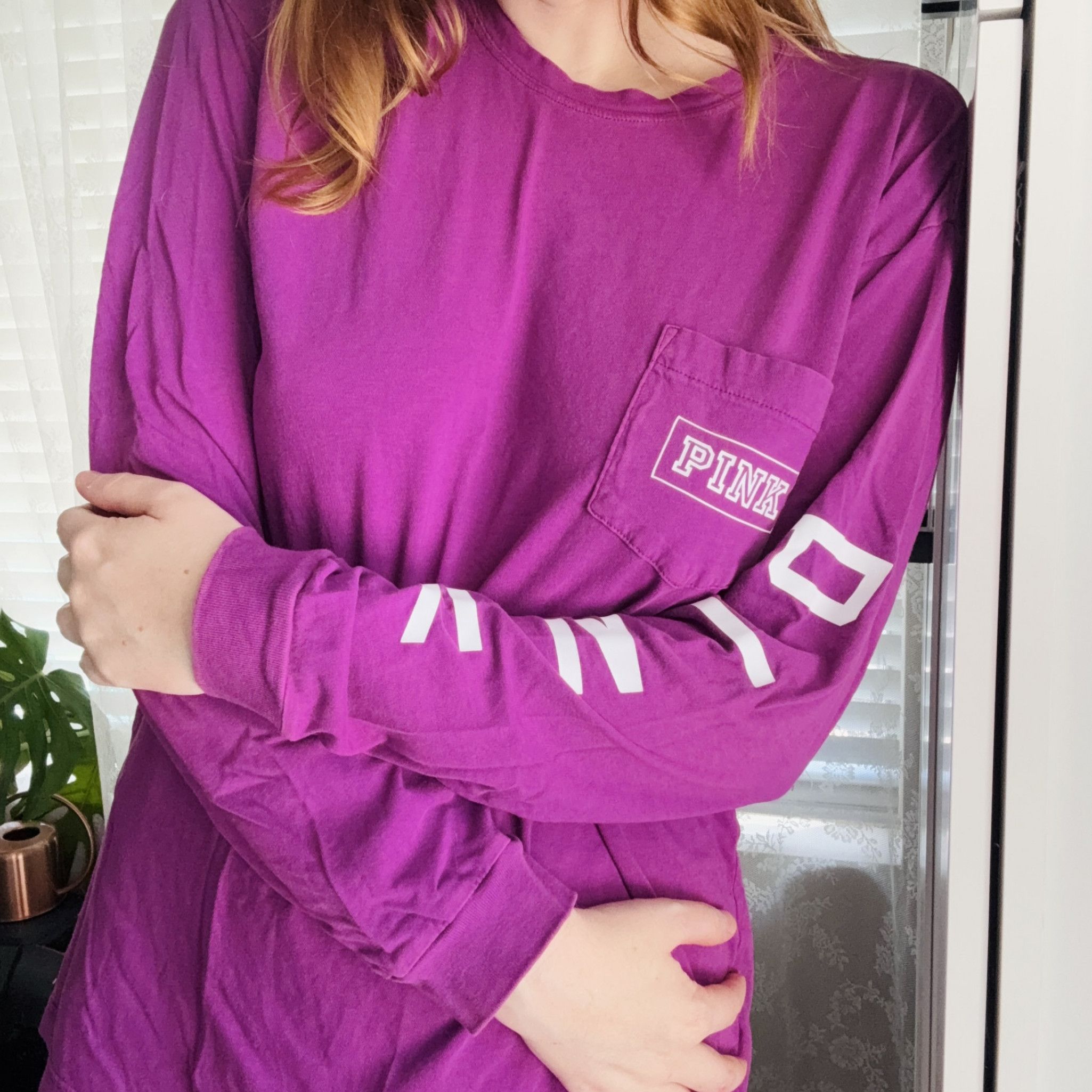 Long Sleeve Purple PINK Shirt