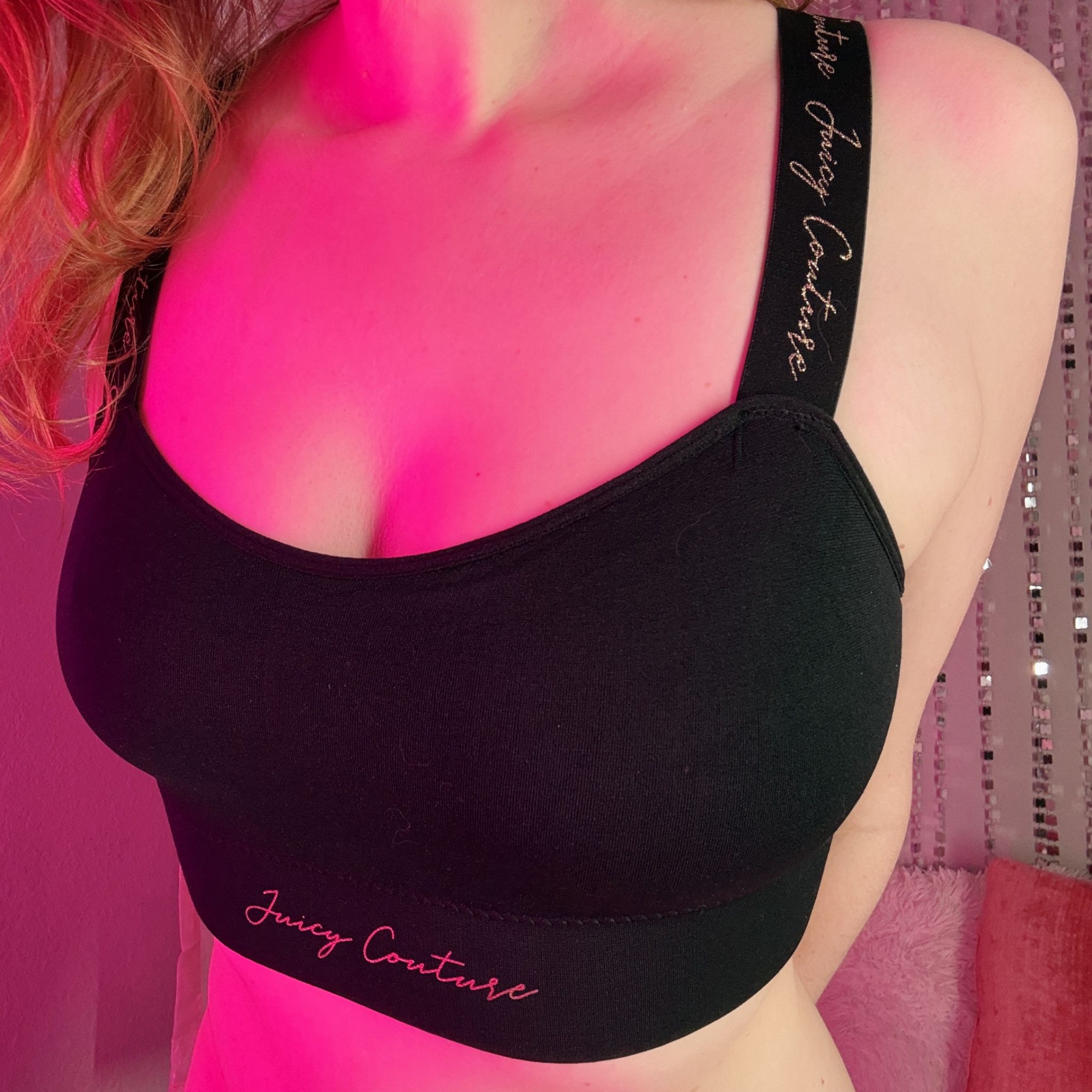 Black Juicy Couture Sports Bra