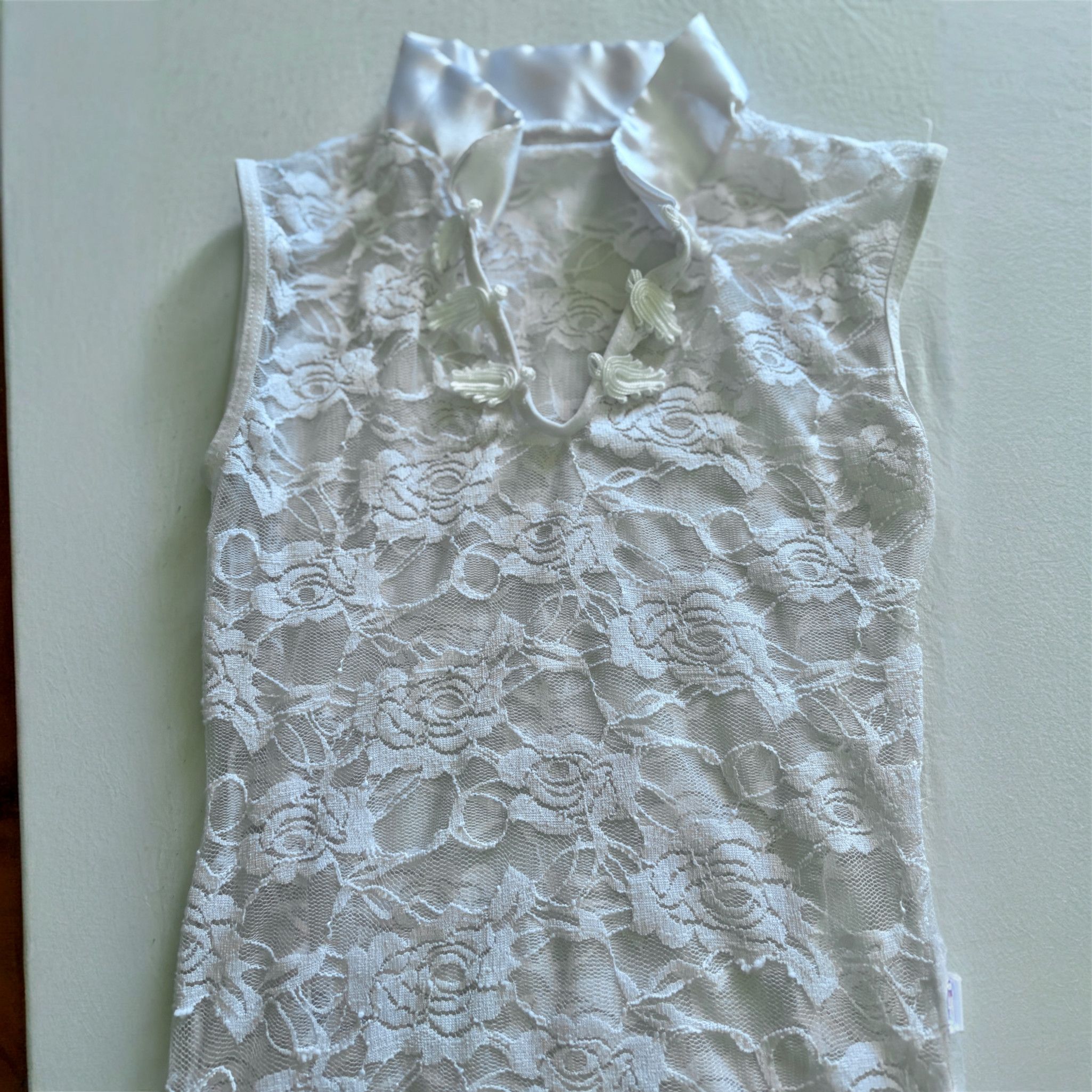 Edens White Lace BabyDoll Top