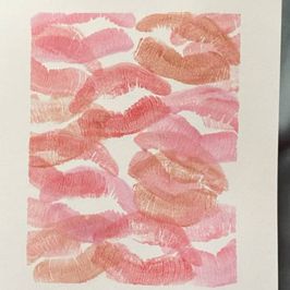 Kisses card with your name
