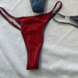 Extra sexy red thongs