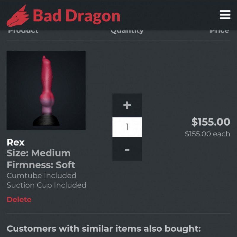 Bad dragon dildo