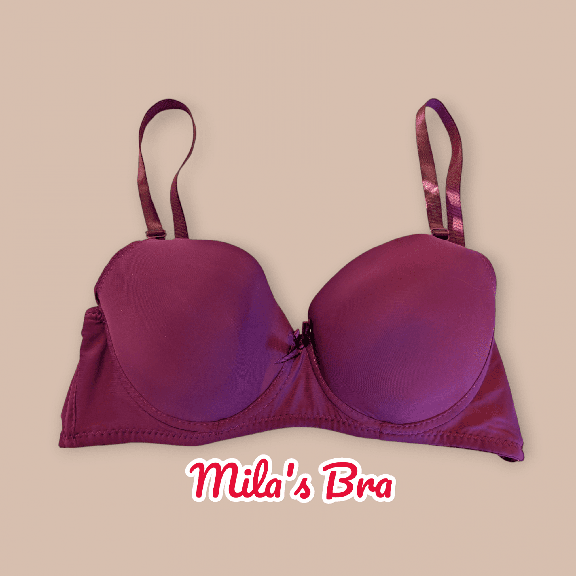 Burgundy Bra
