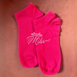 Magenta Pink Socks 4 Days Wear