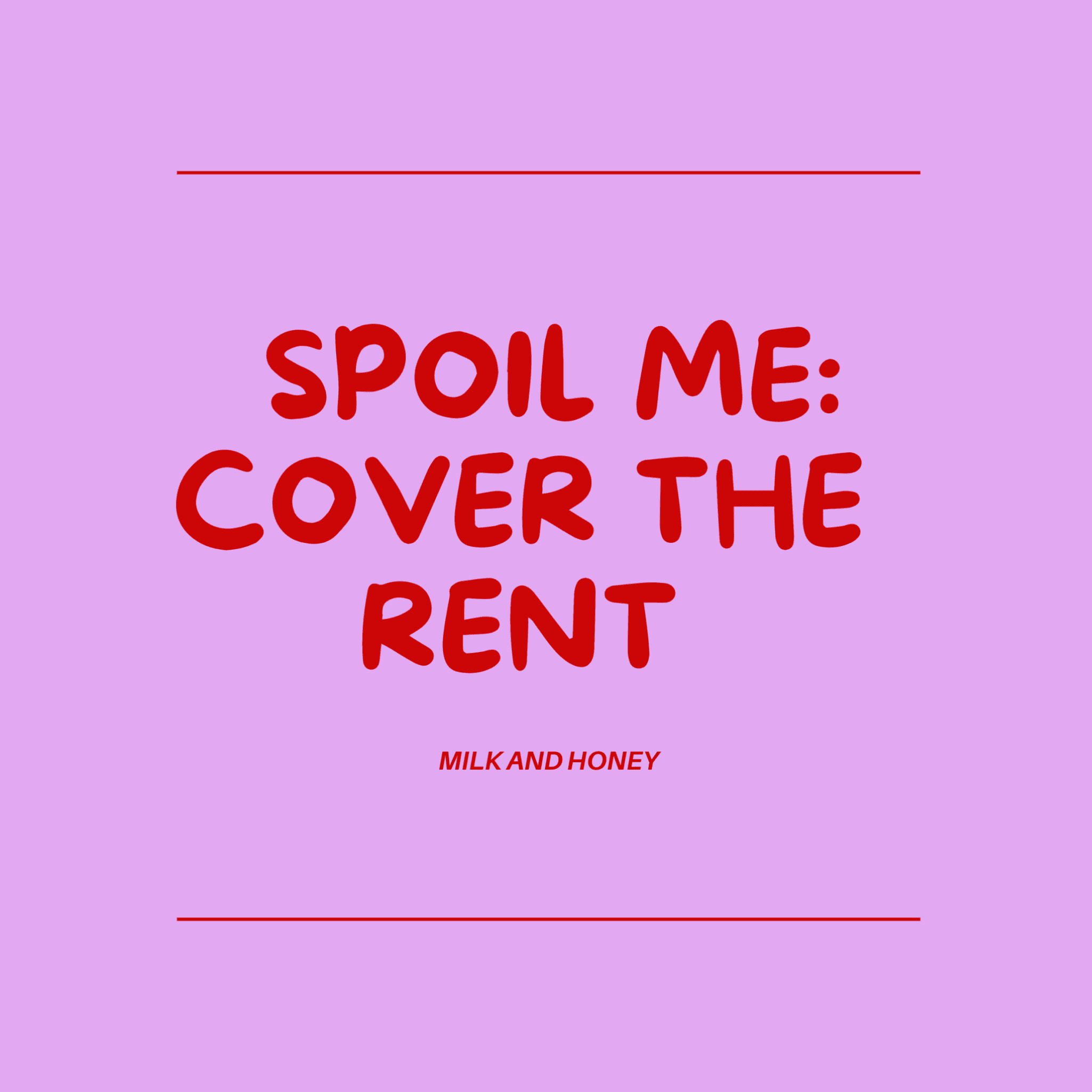 COVER THE RENT