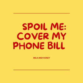 COVER THE PHONE BILL