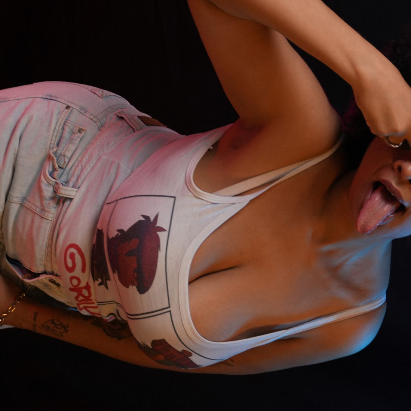 Photo shoot with afro hair