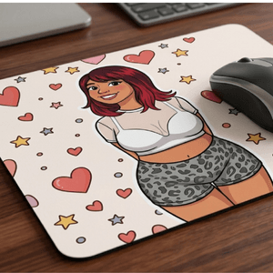 Mousepad with my cartoon image
