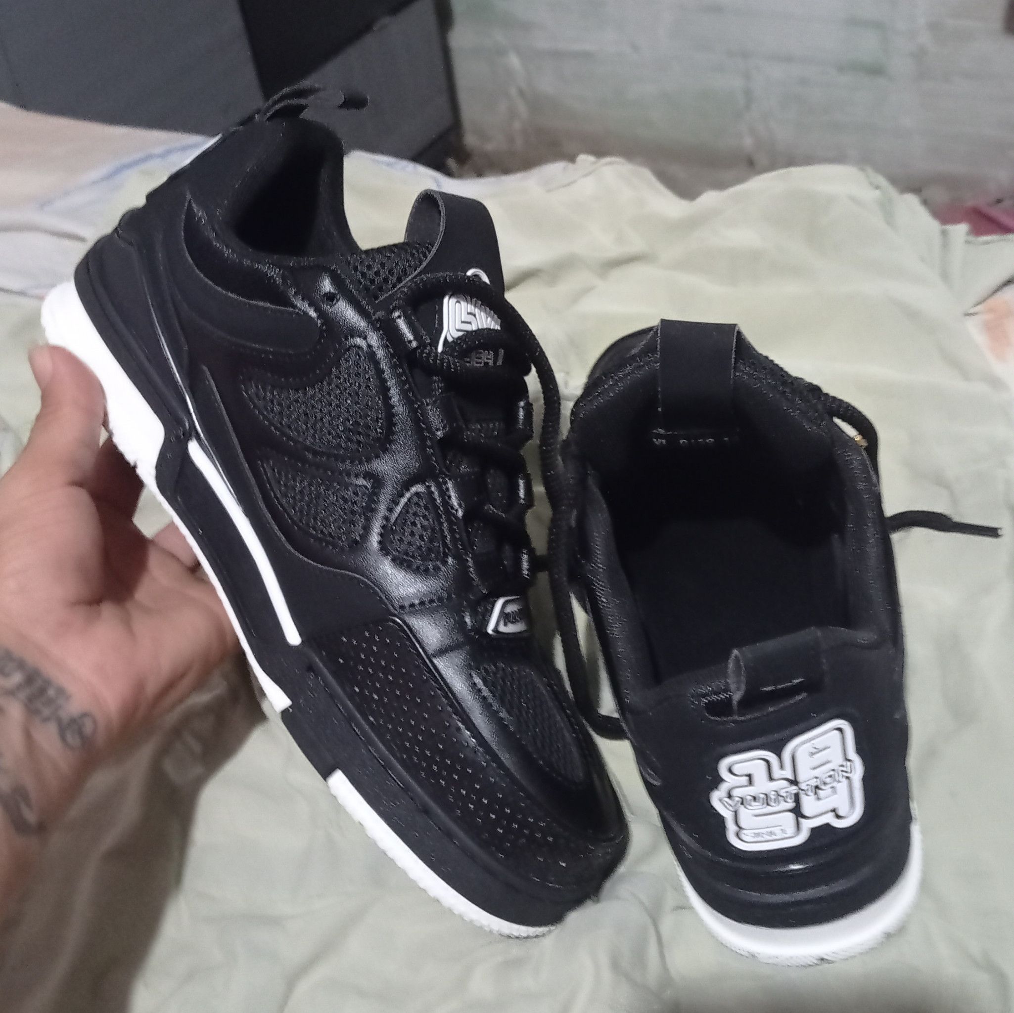 My Black Sneakers Hide a Wet Secret Unlock It